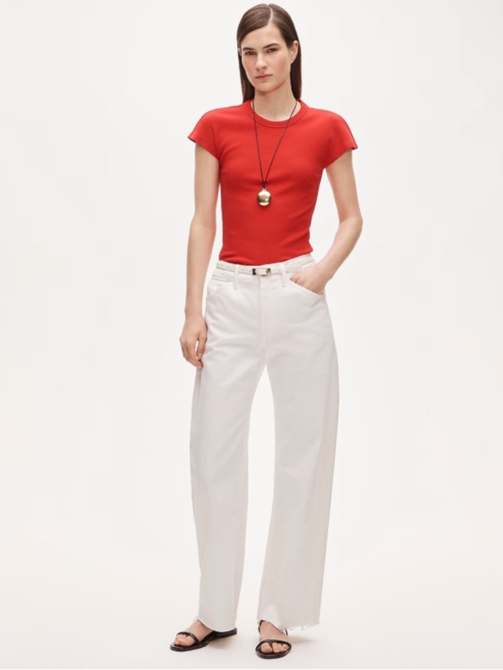 NWT J. Crew Zoe Barrel Jean Size mid Rise Rigid Size 20 White CS198